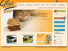 Tablet Screenshot of effieshomemade.com